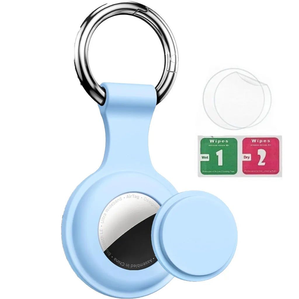 8/4/2 Pack Airtag Keychain Waterproof,Air Tag Holder Case Compatible with AirTag Case for Dog Cat Collar Tracker Key Ring