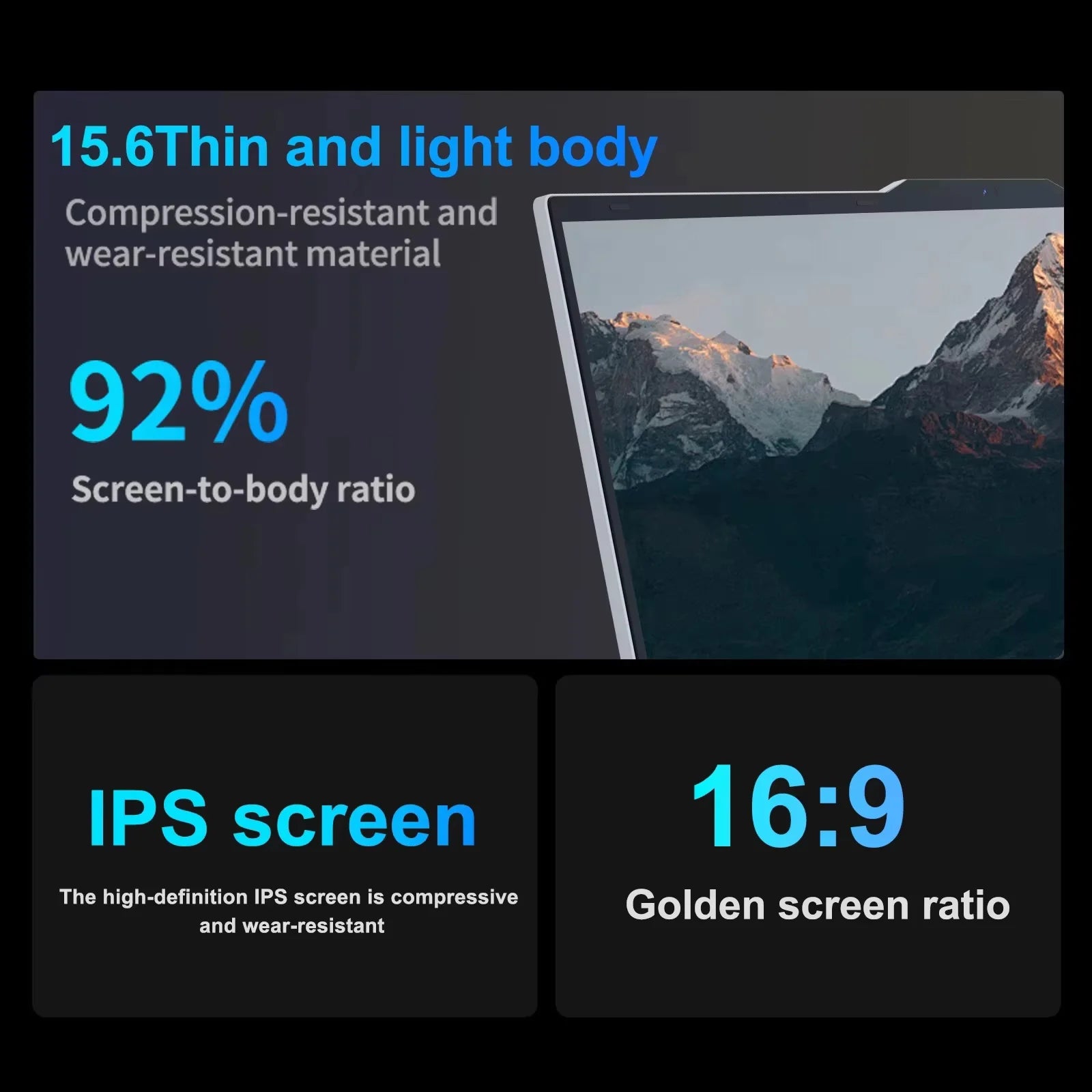 15.6" Portable Gaming Laptop Intel Core i9 8950HK i3 6100U Wins 11 Gamer PC 16GB RAM 1TB SSD Notebook Computer Laptops