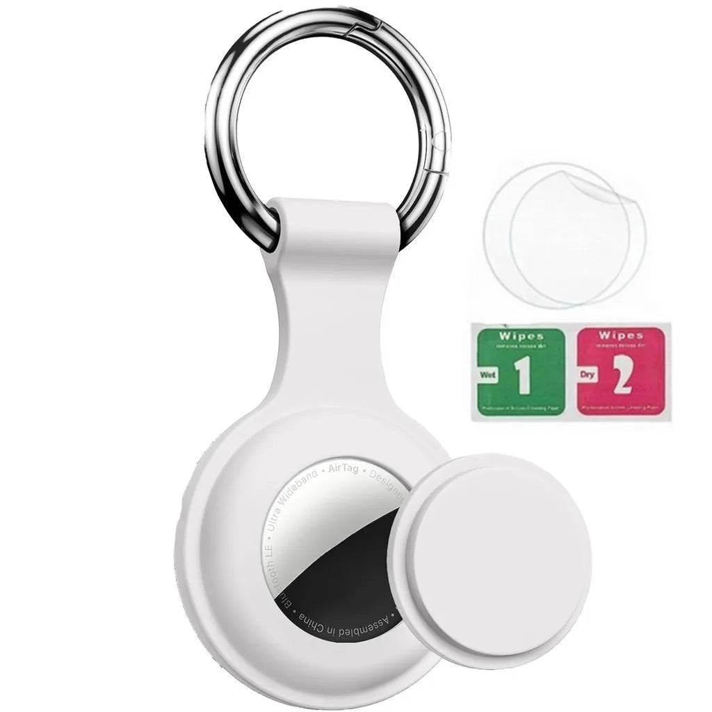 8/4/2 Pack Airtag Keychain Waterproof,Air Tag Holder Case Compatible with AirTag Case for Dog Cat Collar Tracker Key Ring
