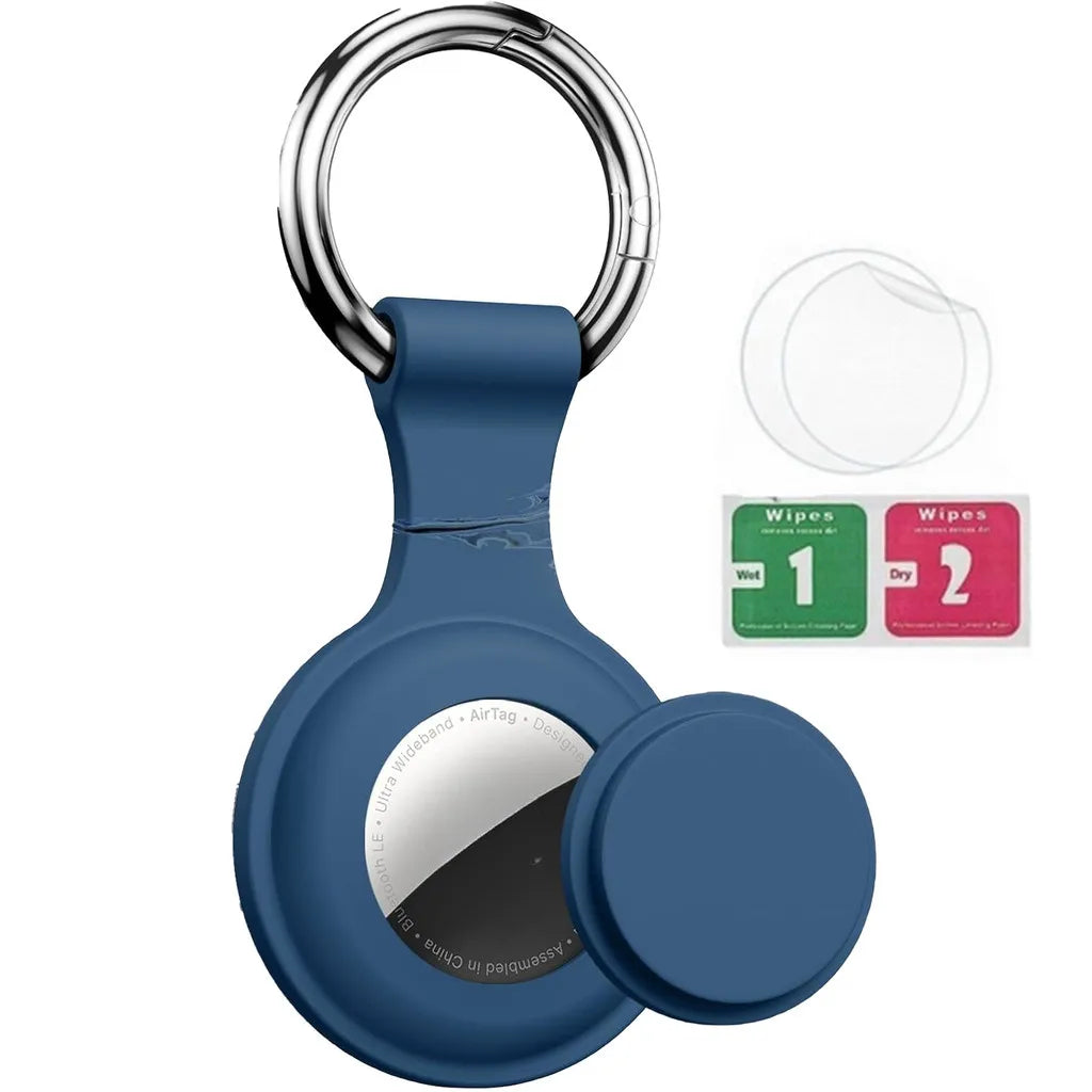 8/4/2 Pack Airtag Keychain Waterproof,Air Tag Holder Case Compatible with AirTag Case for Dog Cat Collar Tracker Key Ring