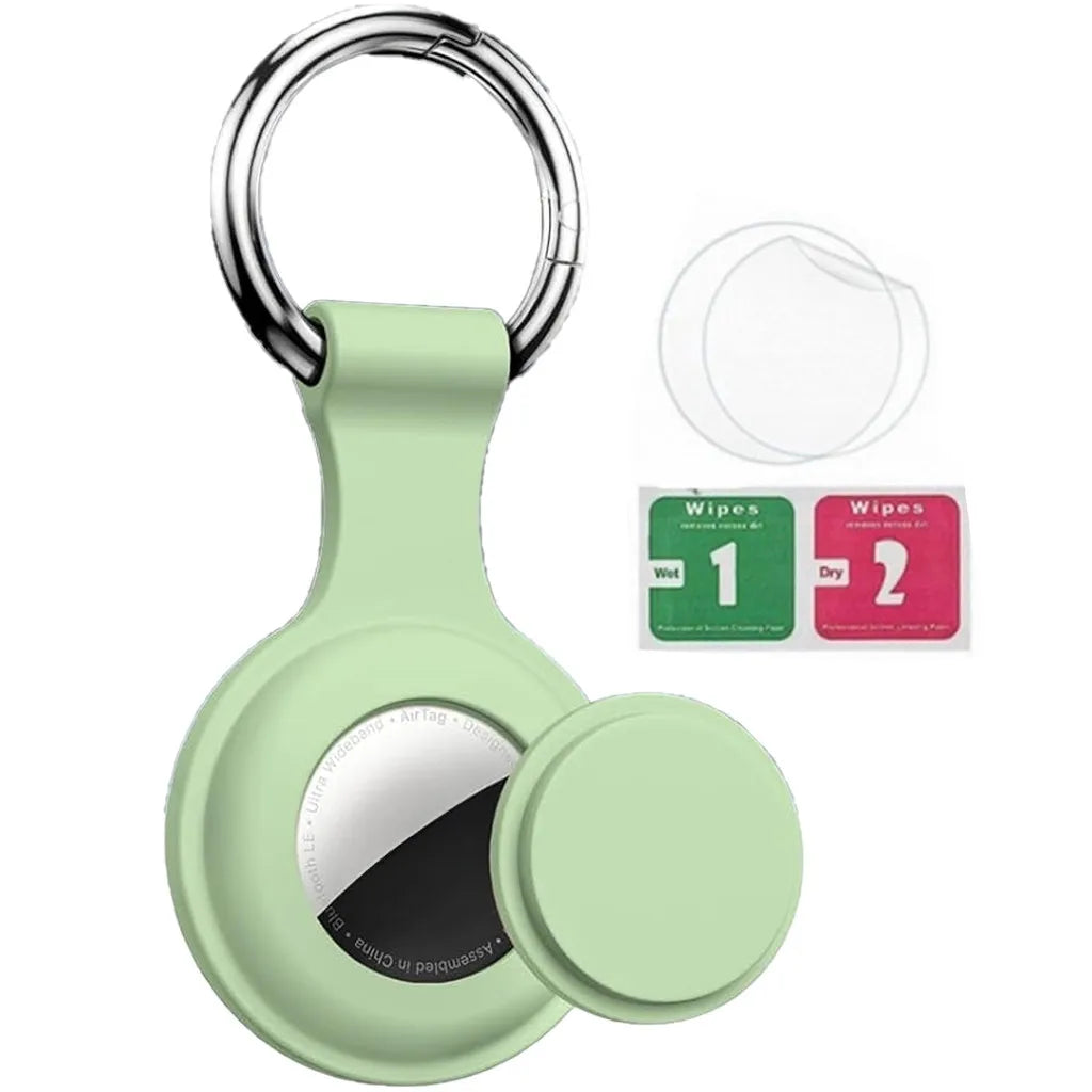 8/4/2 Pack Airtag Keychain Waterproof,Air Tag Holder Case Compatible with AirTag Case for Dog Cat Collar Tracker Key Ring