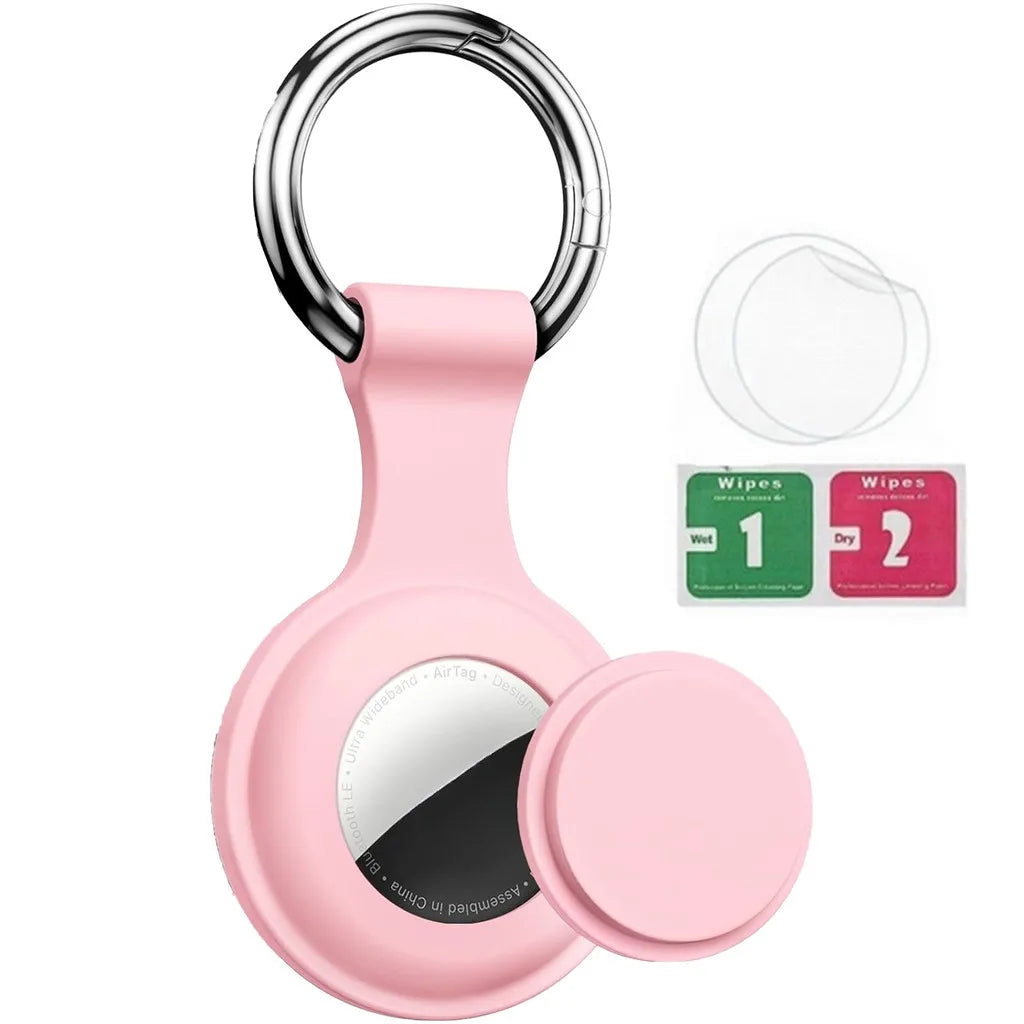 8/4/2 Pack Airtag Keychain Waterproof,Air Tag Holder Case Compatible with AirTag Case for Dog Cat Collar Tracker Key Ring