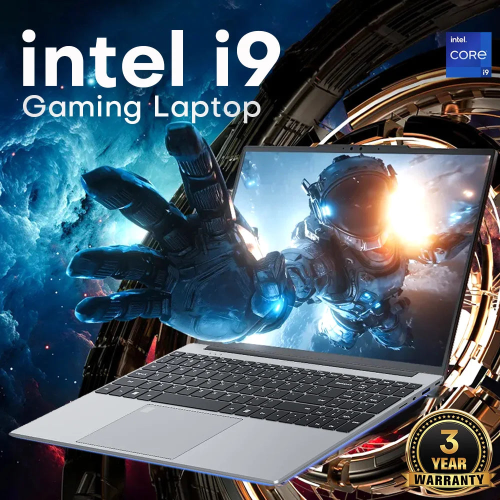15.6" Portable Gaming Laptop Intel Core i9 8950HK i3 6100U Wins 11 Gamer PC 16GB RAM 1TB SSD Notebook Computer Laptops