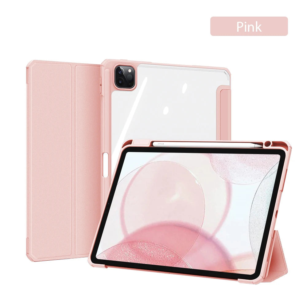 Case For iPad Air 11 in M2 M3 Pro 13/11 M4 Cover for iPad 10th 11th(A16) 10.9 Air 4/5 7/8/9th 10.2 9.7 Mini 6 7 Case