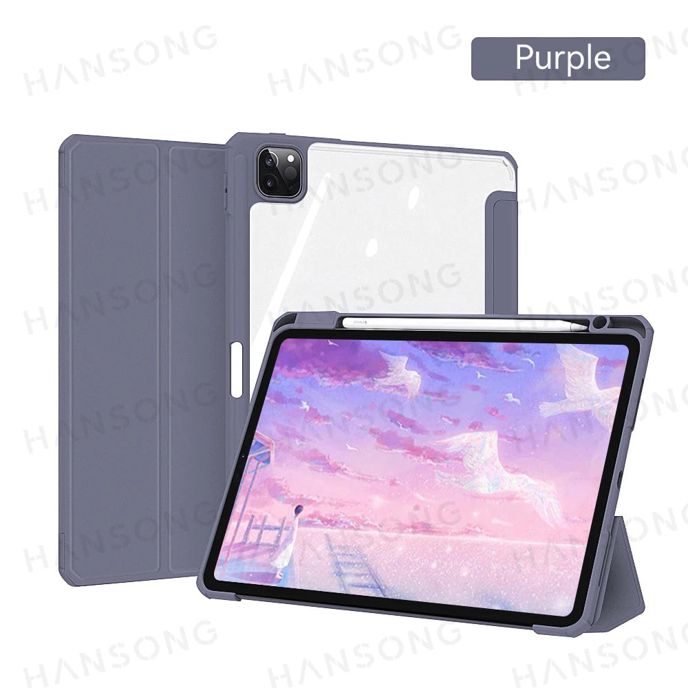Case For iPad Air 11 in M2 M3 Pro 13/11 M4 Cover for iPad 10th 11th(A16) 10.9 Air 4/5 7/8/9th 10.2 9.7 Mini 6 7 Case