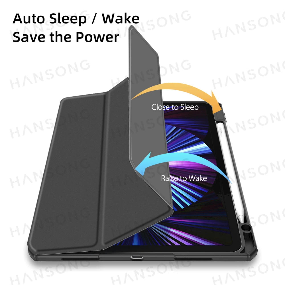 Case For iPad Air 11 in M2 M3 Pro 13/11 M4 Cover for iPad 10th 11th(A16) 10.9 Air 4/5 7/8/9th 10.2 9.7 Mini 6 7 Case