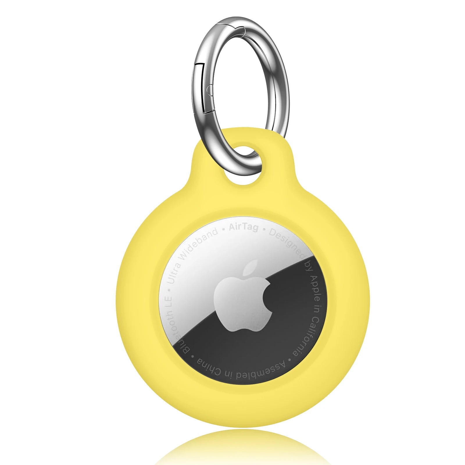 Case for Apple Air tag Holder with Keychain Protective Shell Tracker Accessories Hard PC AntiDrop Airtags Key Chain Air tag Case
