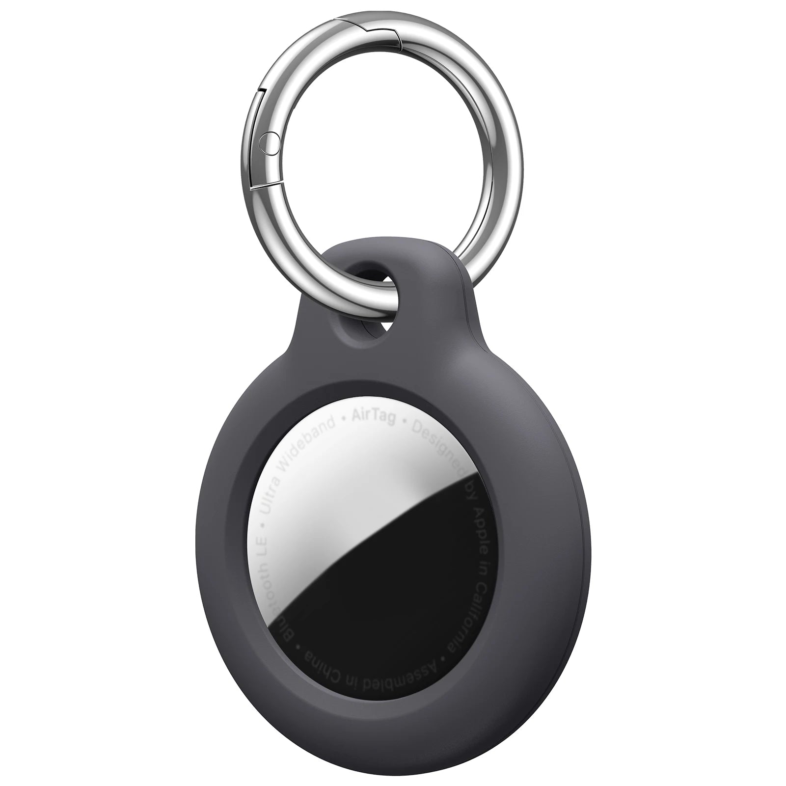 Case for Apple Air tag Holder with Keychain Protective Shell Tracker Accessories Hard PC AntiDrop Airtags Key Chain Air tag Case
