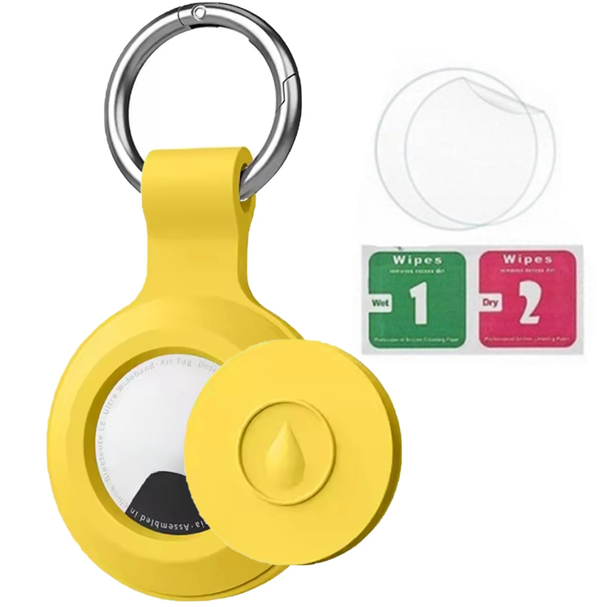 8/4/2 Pack Airtag Keychain Waterproof,Air Tag Holder Case Compatible with AirTag Case for Dog Cat Collar Tracker Key Ring