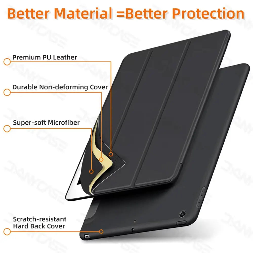For ipad 10th generation case For iPad Air 6 M2 2024 11in 13in M4 Pro 11 12.9 Air 4 5 10.9 iPad 10.2 7 8 9th 9.7 mini 6 7 Cover