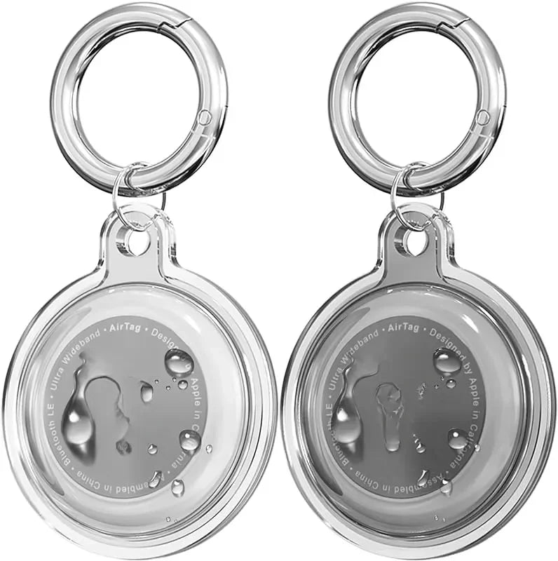 8/4/2 Pack Airtag Keychain Waterproof,Air Tag Holder Case Compatible with AirTag Case for Dog Cat Collar Tracker Key Ring