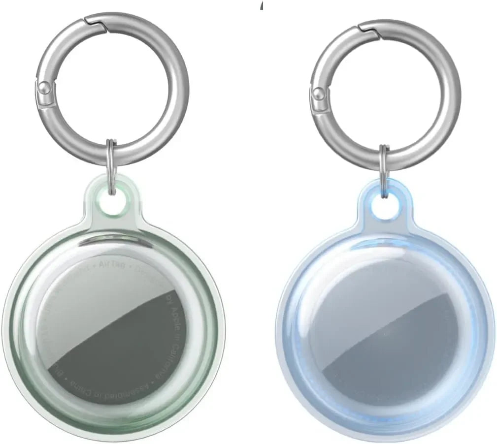 8/4/2 Pack Airtag Keychain Waterproof,Air Tag Holder Case Compatible with AirTag Case for Dog Cat Collar Tracker Key Ring